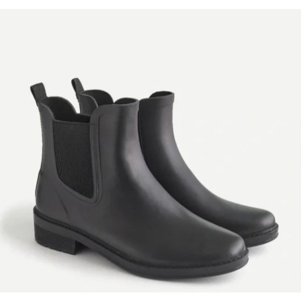 J. Crew Factory Black Winter & Rain Boots